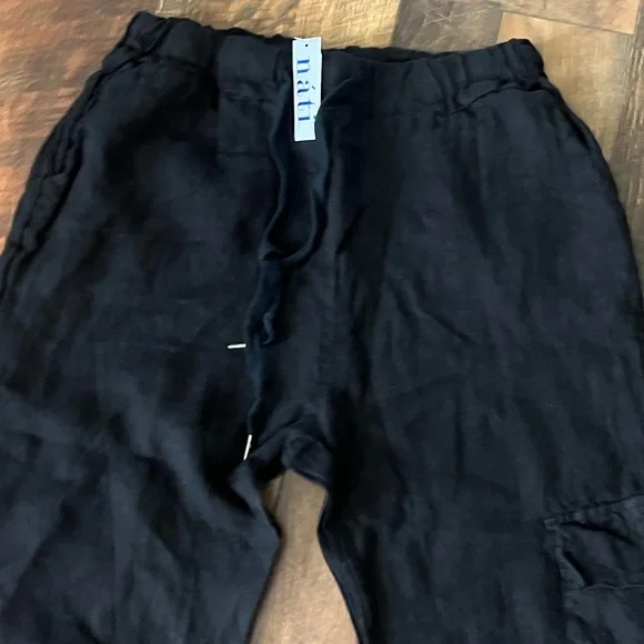 NWT Meo Meli Keep It Cool Cargo Linen Pants - Picture 4 of 8